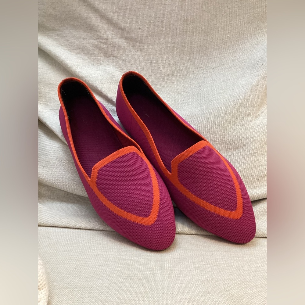 Birdies Women's Loafers in Pink and Orange